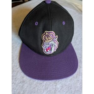 James Madison University Dukes Snapback Cap‎ purple Black Adjustable JMU Bulldog